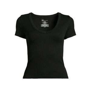 No Boundaries Black Ribbed Crop Top
